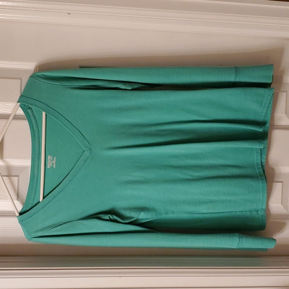 💸 FREE w/ Any Purchase | Teal long-sleeved tee